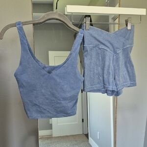 Aerie Matching Top & Shorts Set